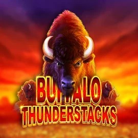 Buffalo Thunderstacks casino game by Amatic Industries – featured logo at Jackpot Bingo