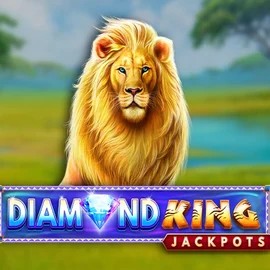 Diamond King Jackpots logo by SpinPlay Games at Jackpot Bingo