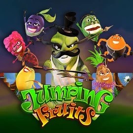 Jumping Fruits game by Wazdan – logo hosted on Jackpot Bingo