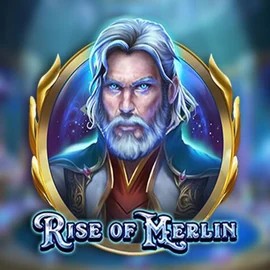 Rise of Merlin slot logo by Play'n GO at Jackpot Bingo