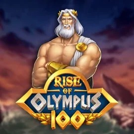 Rise of Olympus 100 slot logo by Play'n GO at Jackpot Bingo