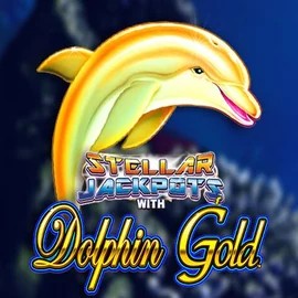 Enjoy Dolphin Gold with Stellar Jackpots by Lightning Box Game – logo hosted on jackpot-bingo.com