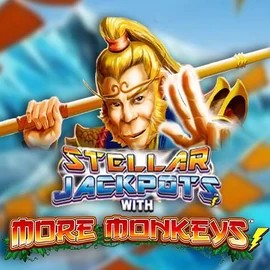 Play Stellar Jackpots with More Monkeys slot by Lightning Box Game on jackpot-bingo.com