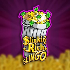 Stinkin Rich Slingo online game logo by Slingo on jackpot-bingo.com